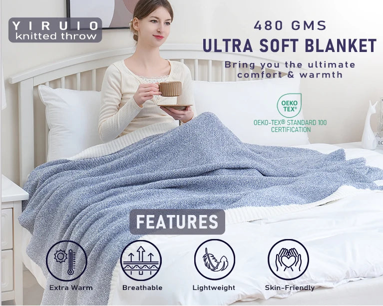 Plush Throw Blanket 50x60"