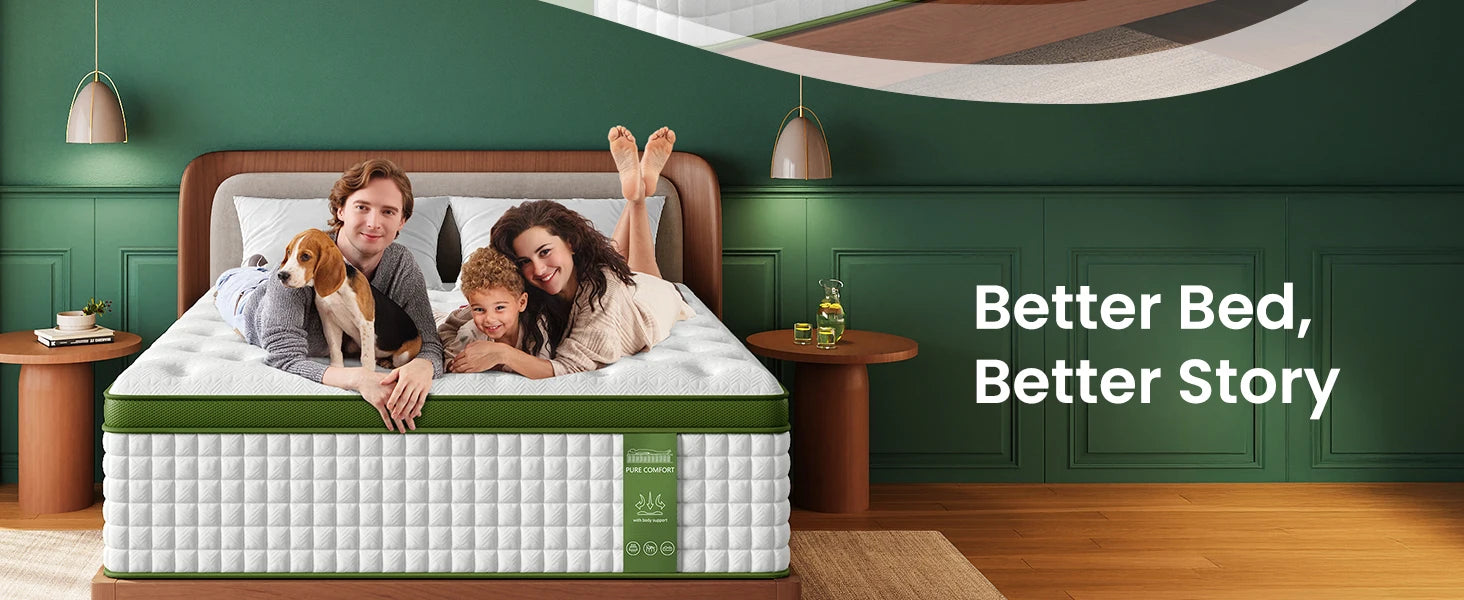 BedStory 12–14" Hybrid Mattress