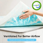 JHK 2–3" Gel Foam Topper