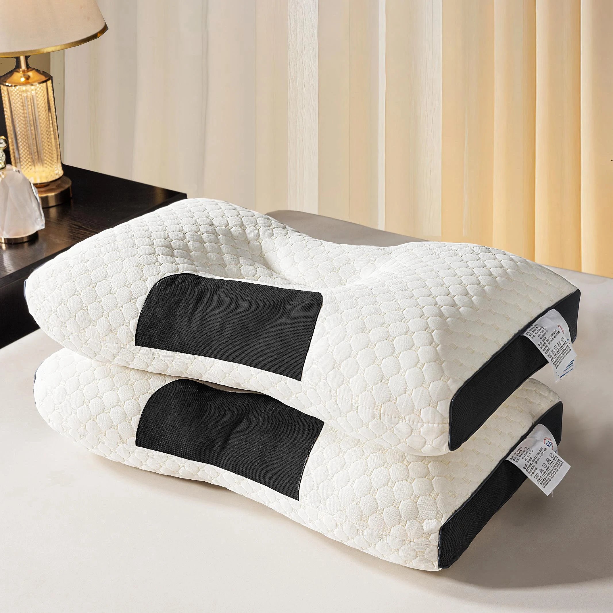 Knitted Contour Neck Pillow